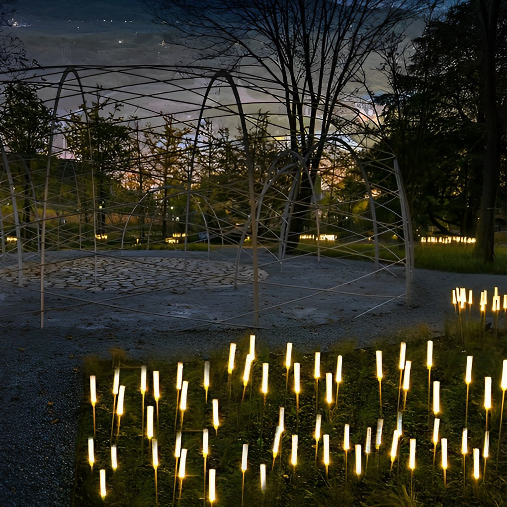 10pcs Reeds Acrylic Frosted Stick Waterproof Outdoor Lights Lawn Lamp-Lighom