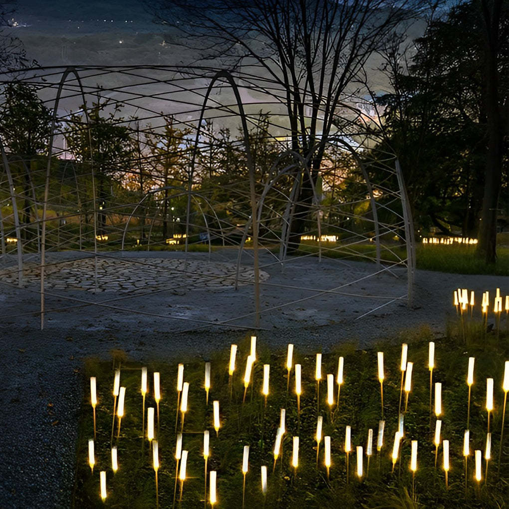 10pcs Reeds Acrylic Frosted Stick Waterproof Outdoor Lights Lawn Lamp-Lighom
