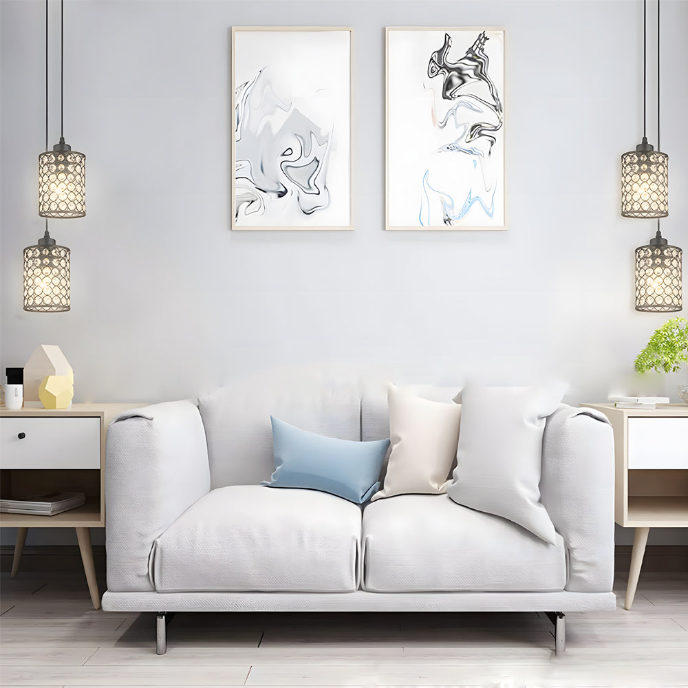 Cylinder Crystal Minimalist Nordic Chandelier