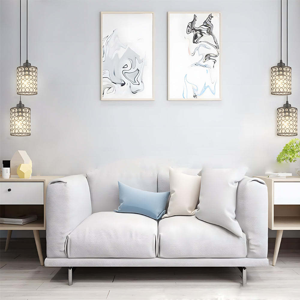 Cylinder Crystal Minimalist Nordic Chandelier