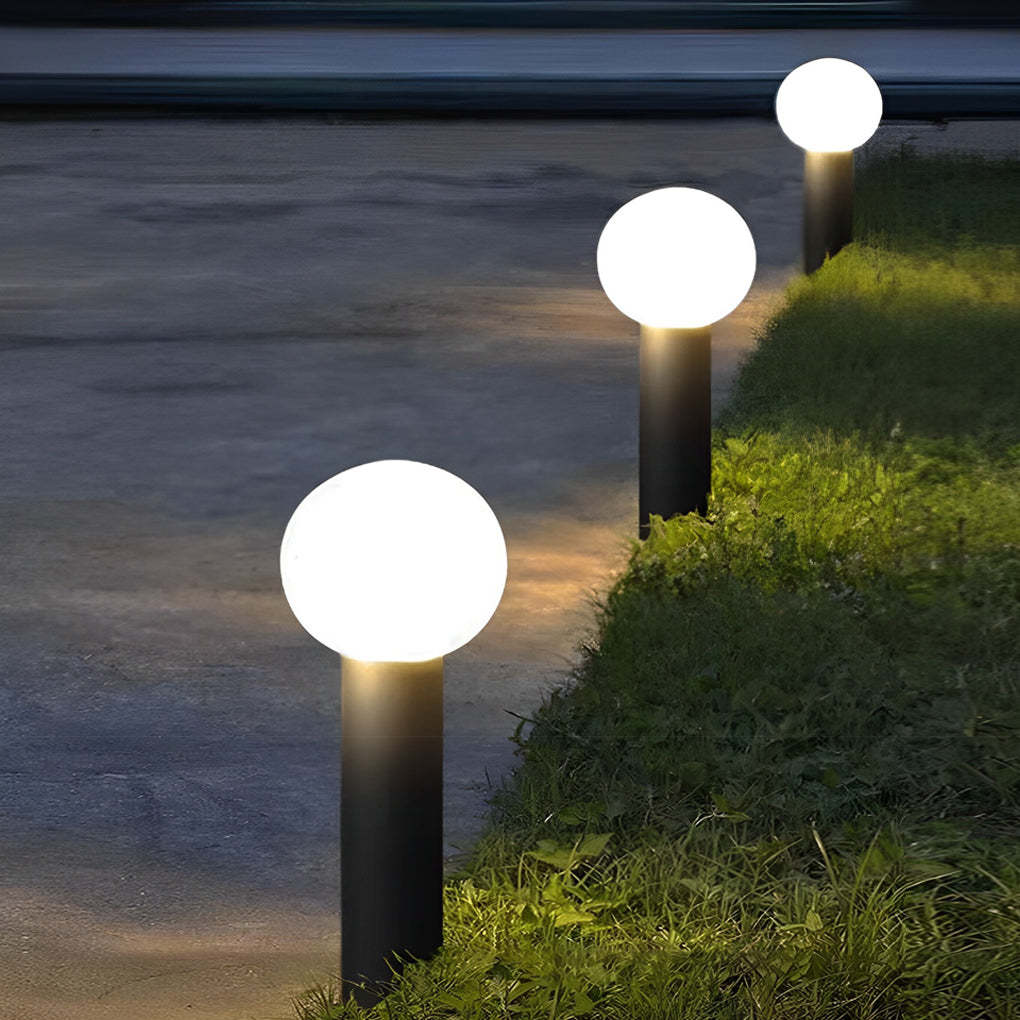 Elegant Round Ball LED Pathway Lights - Waterproof & Sturdy-Lighom