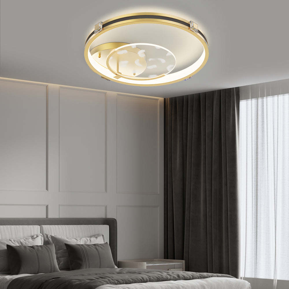Acrylic Feather LED Modern Ceiling Light