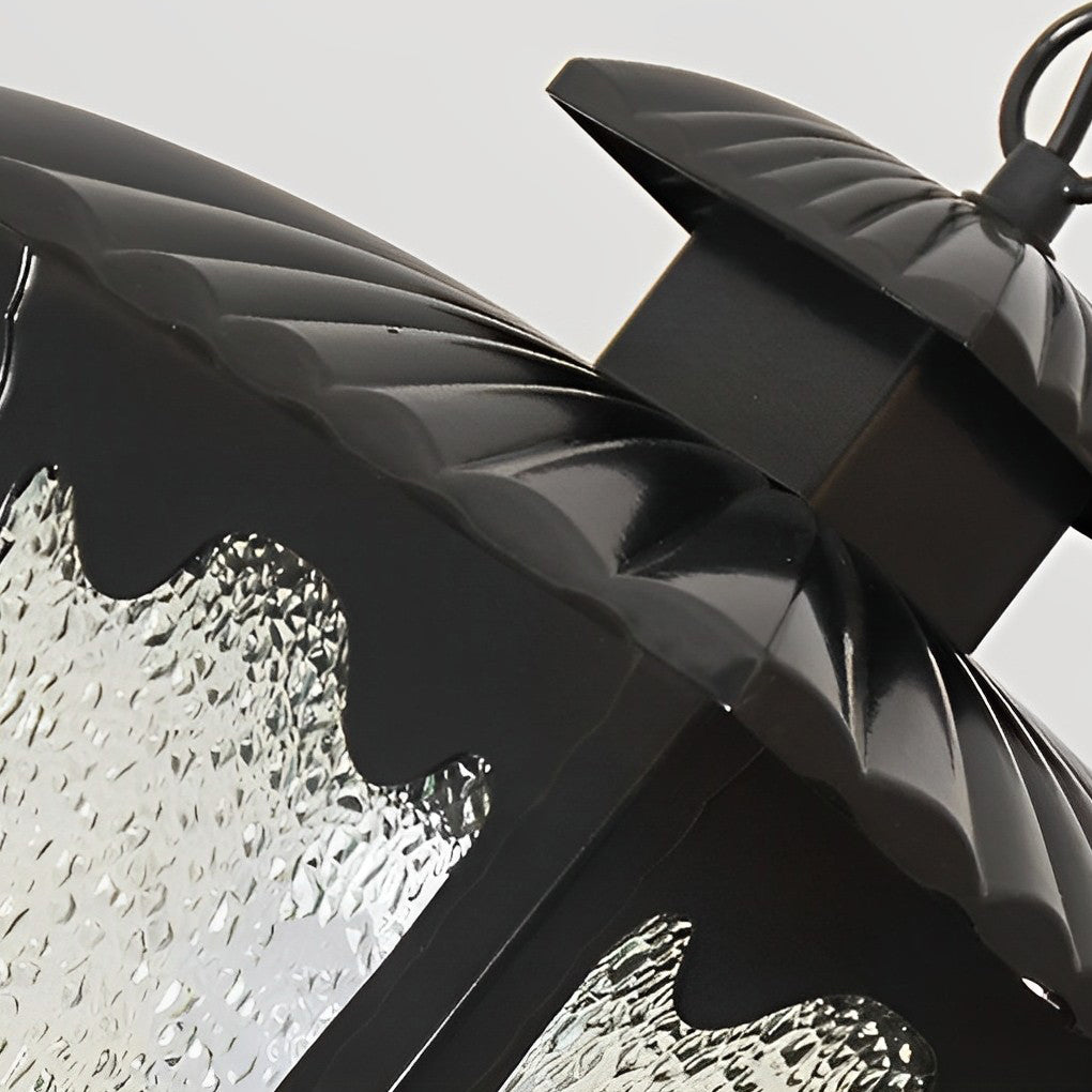Retro Water Drops Glass Waterproof European Style Outdoor Chandelier-Lighom