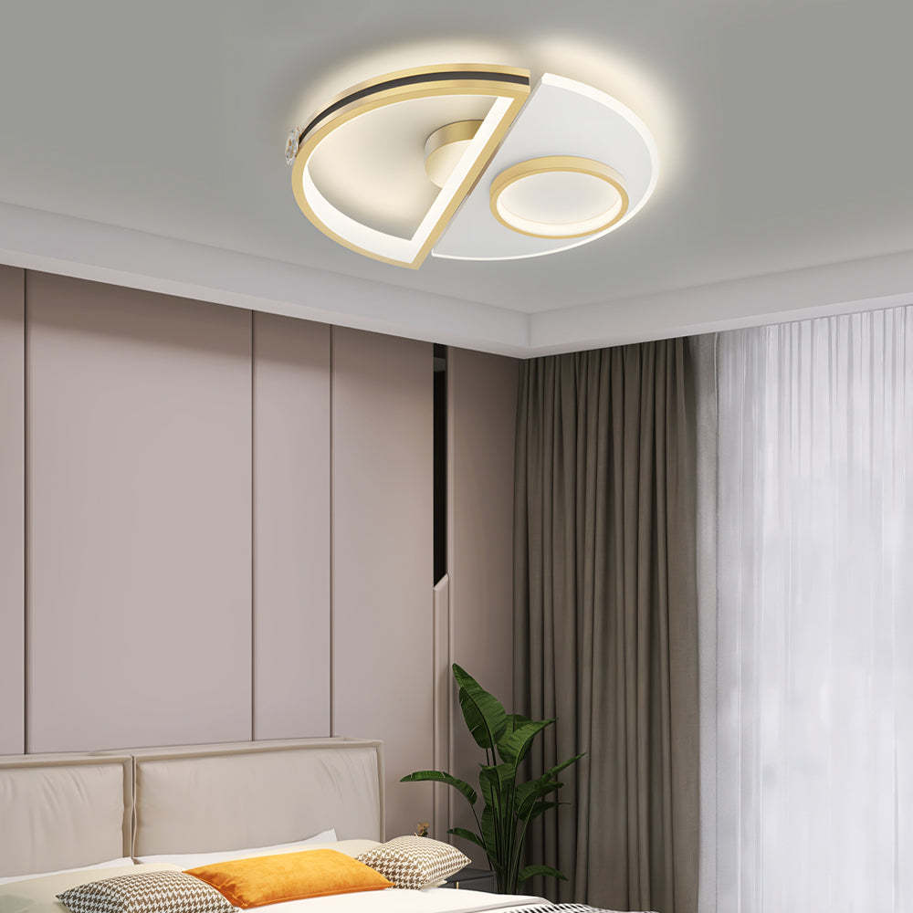 Semicircular Splicing Acrylic Modern LED Ceiling Light