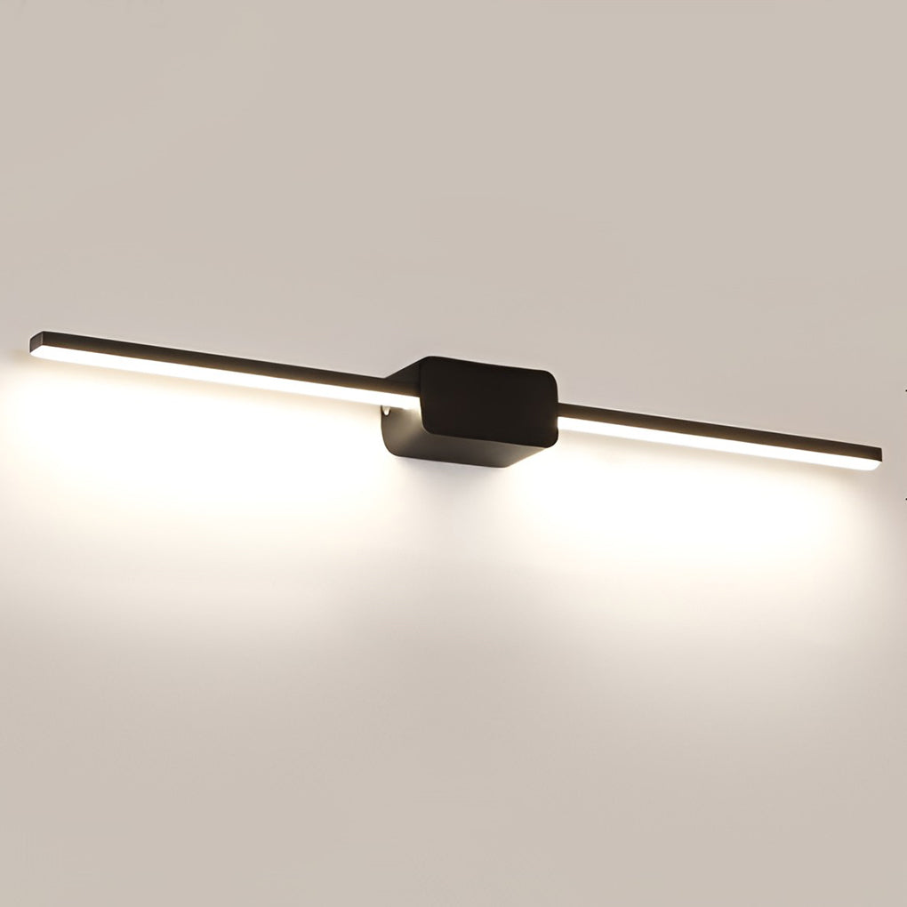 16''/24''/31'' Modern LED Linear Bathroom Vanity Light with Central Box Frame-Lighom