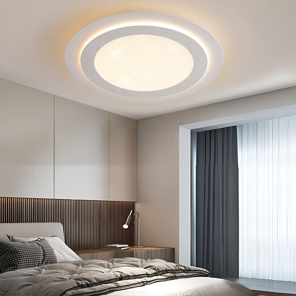 Minimalist Square Circular LED Dimmable Ceiling Light