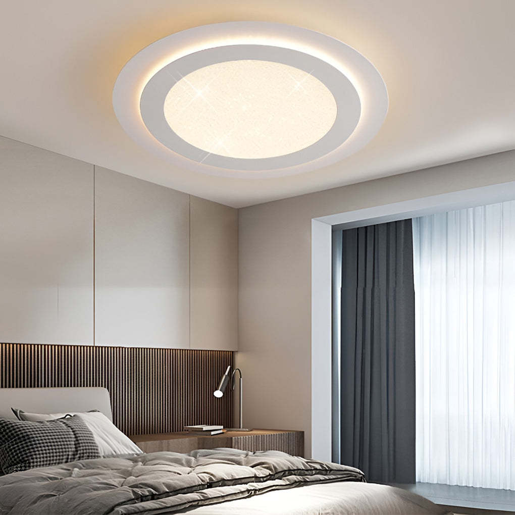 Minimalist Square Circular LED Dimmable Ceiling Light