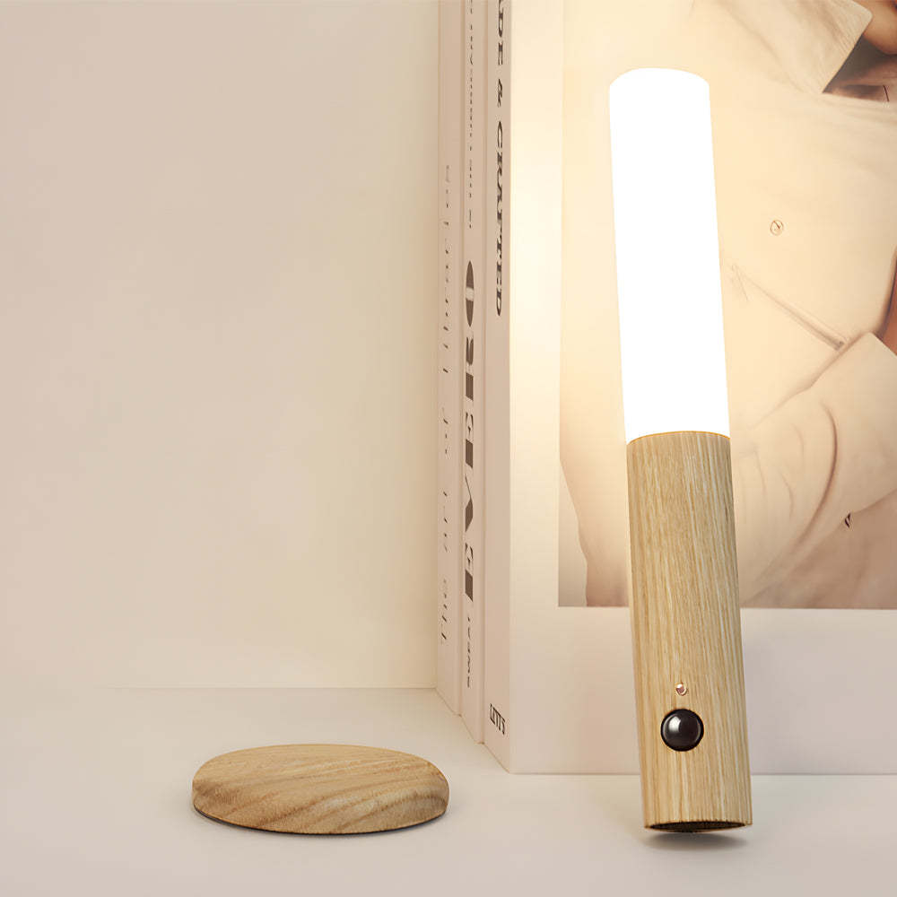 Wood Stick Motion Sensor USB Night Light