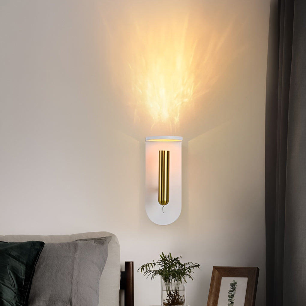 3W LED Flame Effect Nordic Wall Sconce