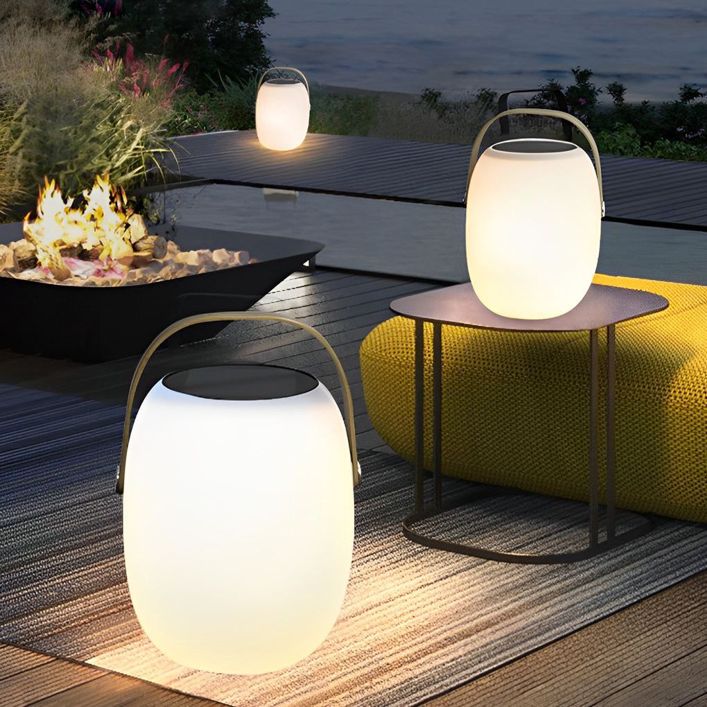 Portable Lantern Rechargeable Solar Table Lamp
