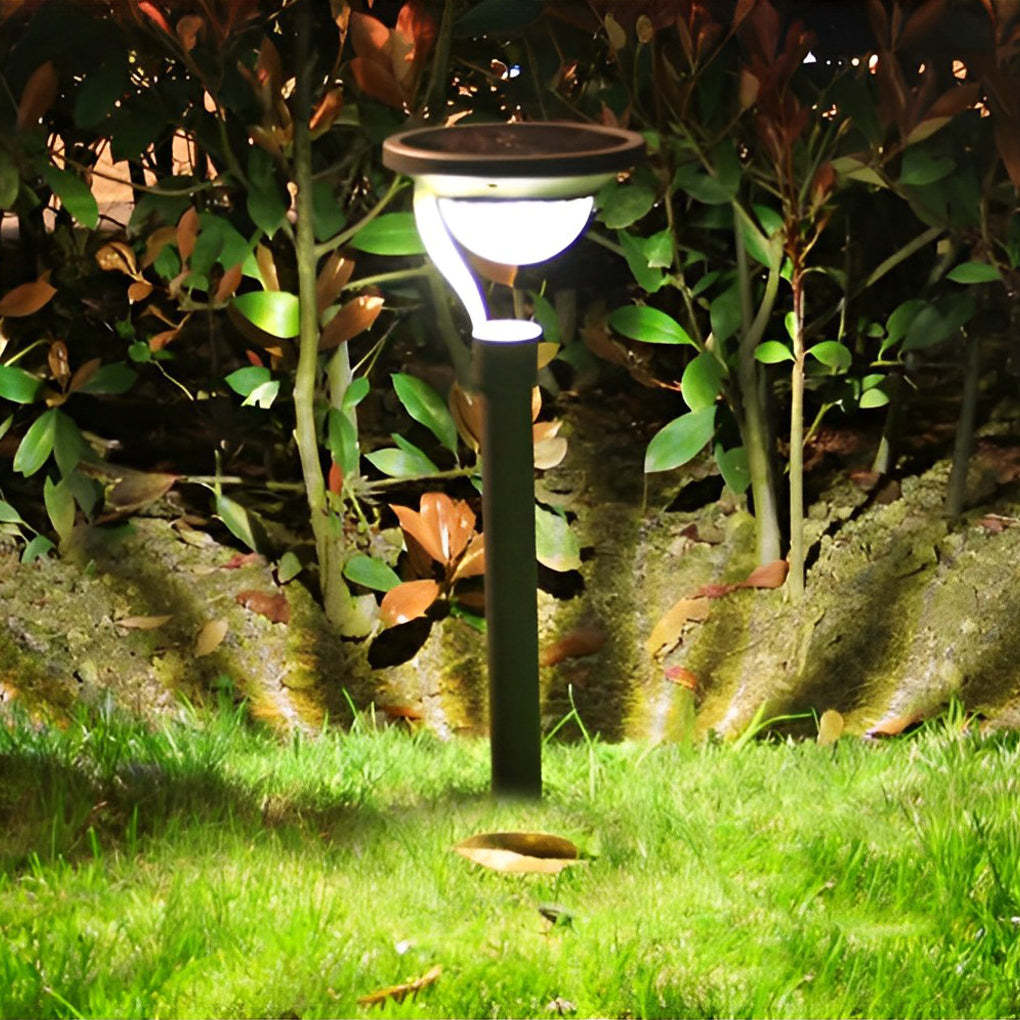 Modern Half-Sphere LED Solar Lawn Lamp