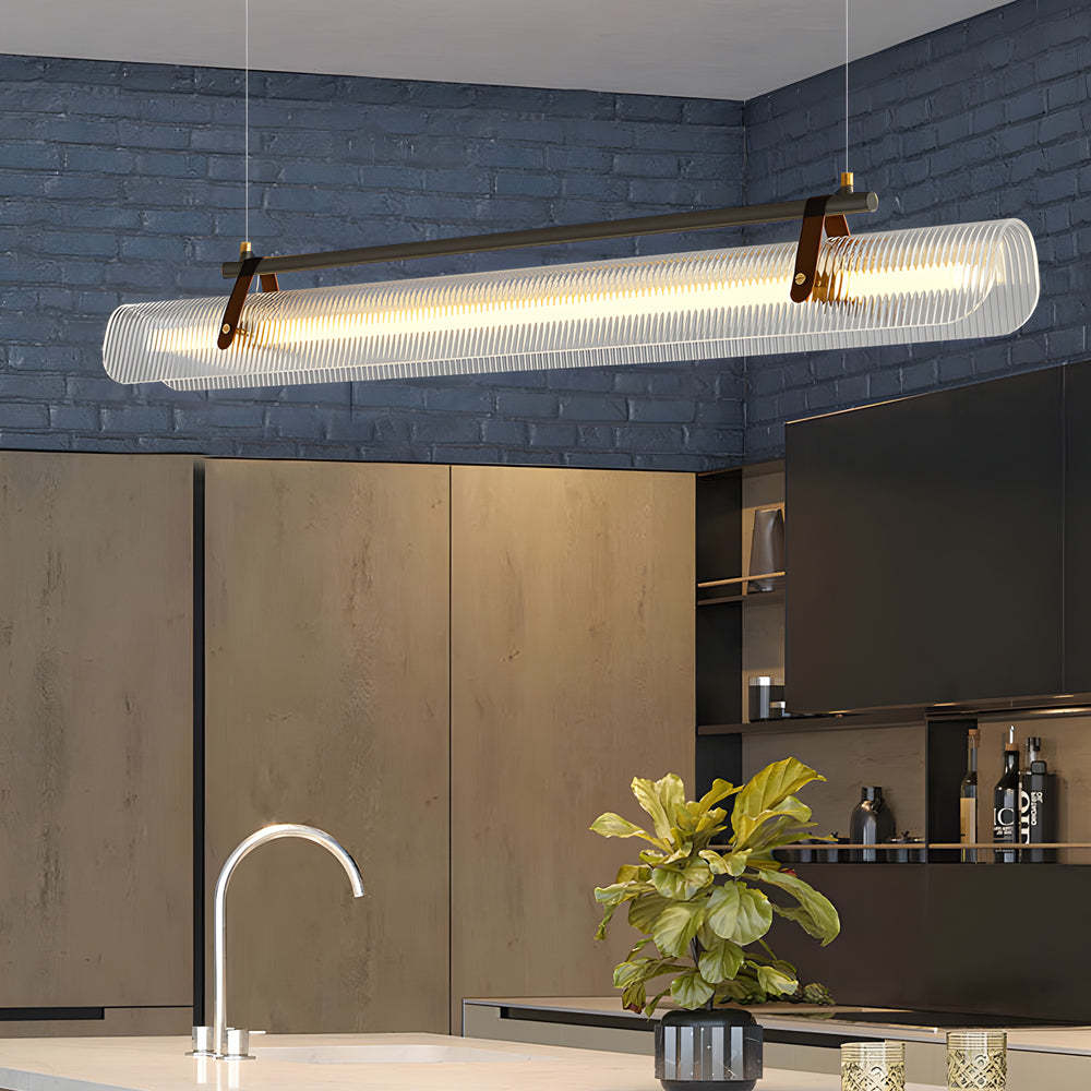 Acrylic Nami Linear Adjustable Island Pendant