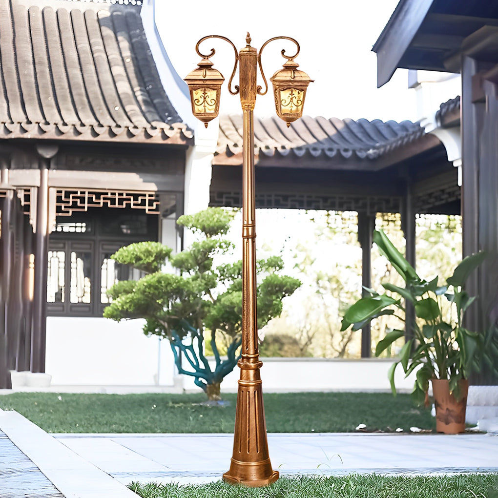 2-Light Outdoor Waterproof Retro European Style Street Lights-Lighom