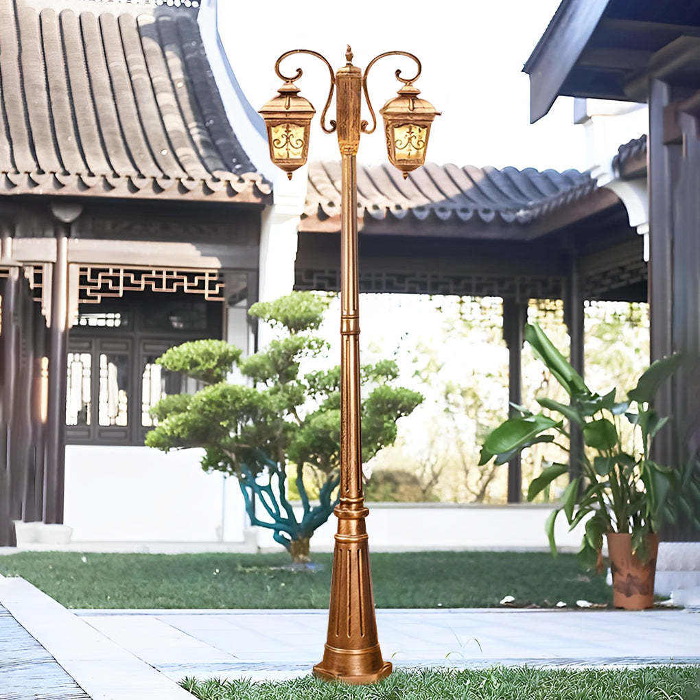 2-Light Outdoor Waterproof Retro European Style Street Lights-Lighom