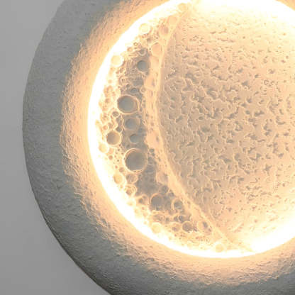 Creative Moon Shaped Waterproof LED 10W Modern Wall Lamp Exterior Decor-Lighom