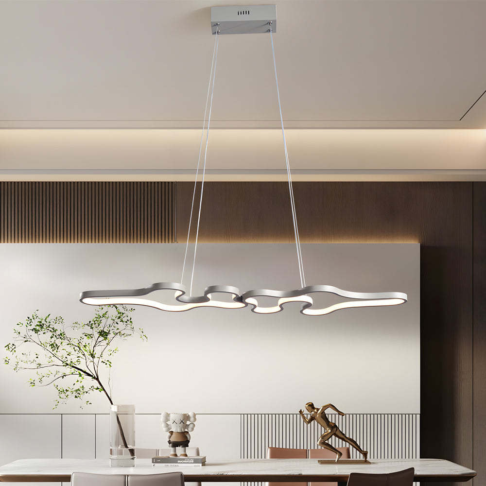 Linear Island Modern LED Pendant Light