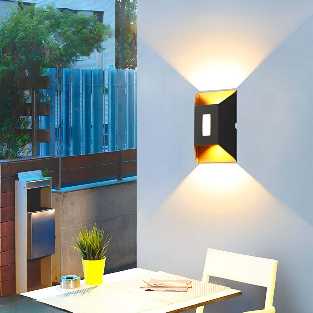 Waterproof LED Up and Down Lights Modern Wall Lamp Wall Sconce Lighting-Lighom