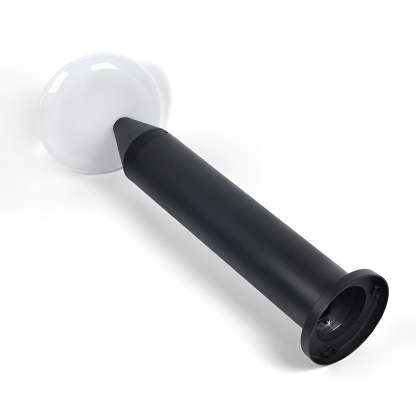 Waterproof Round Mushroom LED Black Modern Pathway Lights Lawn Lamp-Lighom