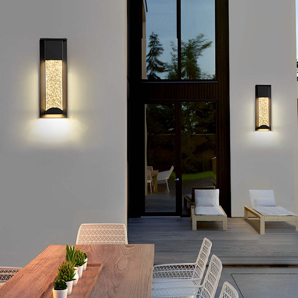 Minimalist Crystal Bubble Glass Motion Sensor Wall Lamp