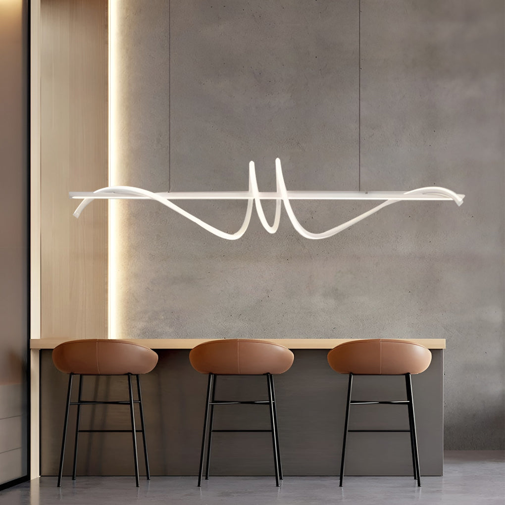 Strip LED Dimmable Nordic Kitchen Pendant