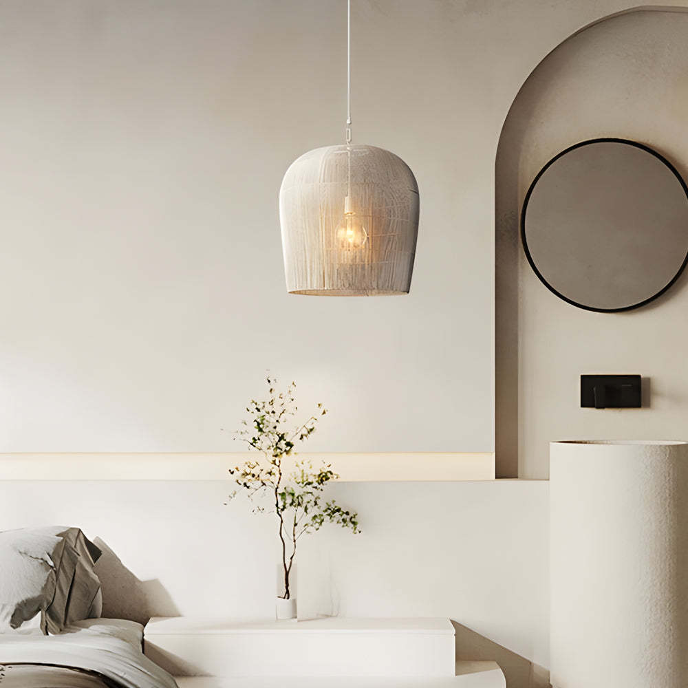 Iron Woven Wabi-Sabi Zen Japanese Chandelier