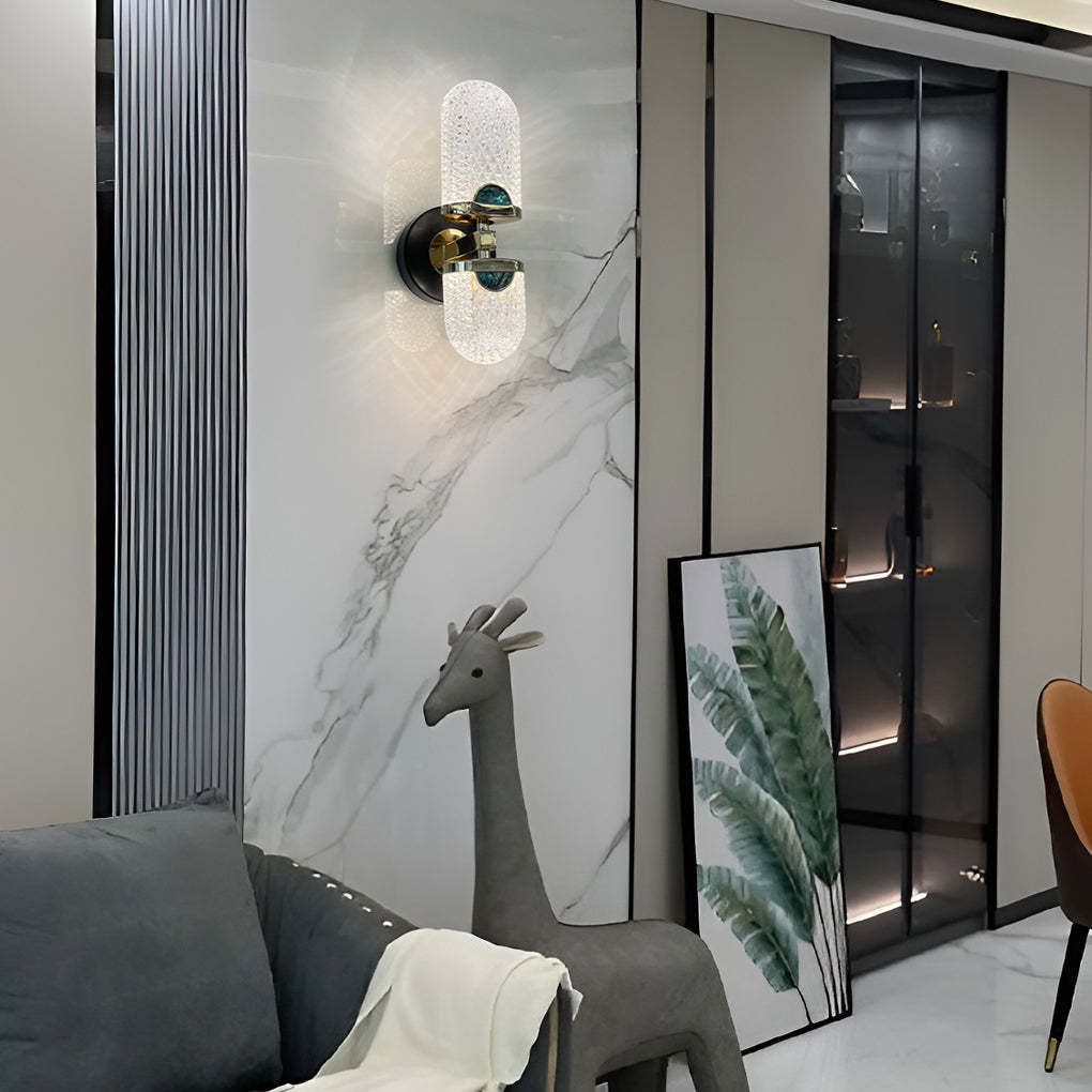 Creative LED Wall Sconces with Three-Step Dimming ??Up and Down Light Effect-Lighom