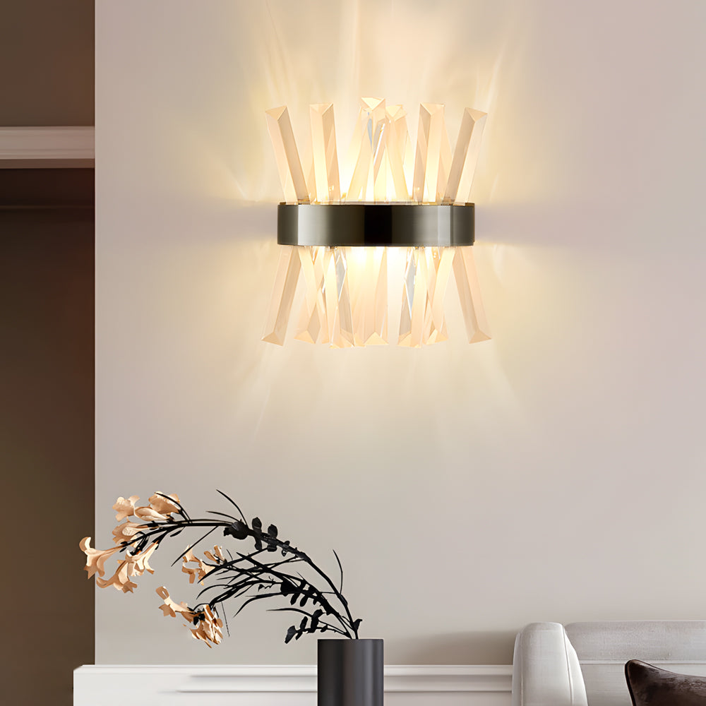 Crystal Strip Up-Down Nordic Wall Lamp