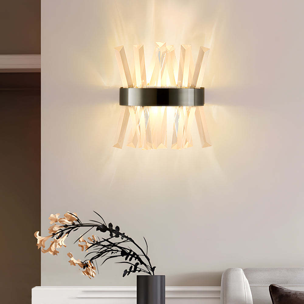 Crystal Strip Up-Down Nordic Wall Lamp
