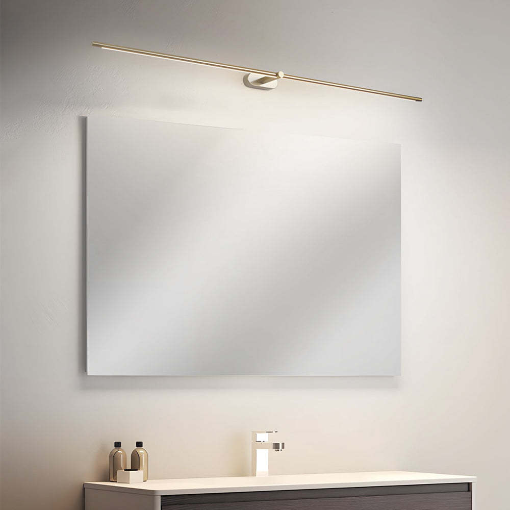 Ultra-Slim Cylindrical LED Bathroom Vanity Light with Indirect Lighting, 26.8''/38.6''/50.4''-Lighom