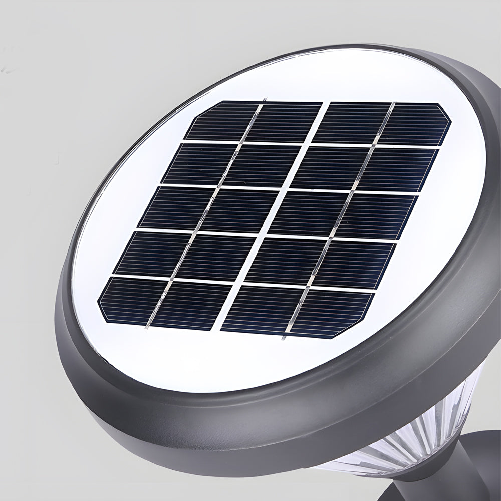 27.6-inch H Black Garden Solar Pathway Lights-Lighom
