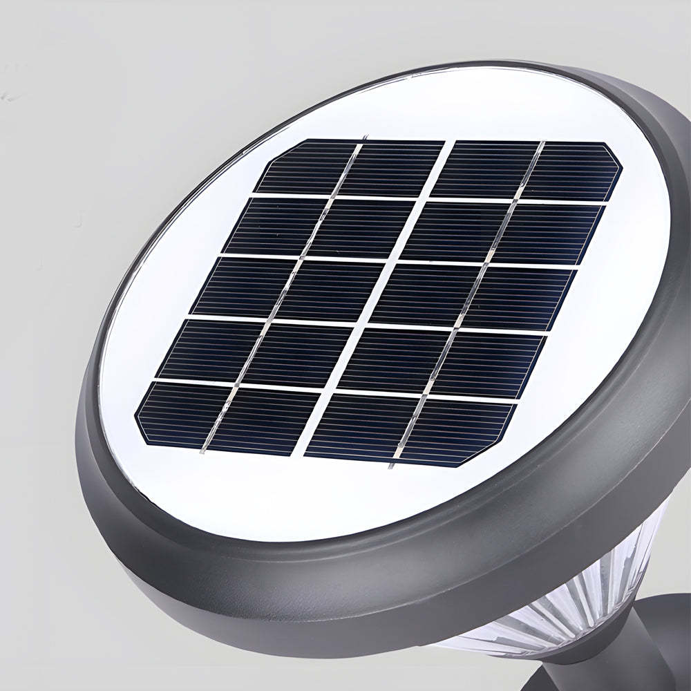 27.6-inch H Black Garden Solar Pathway Lights-Lighom