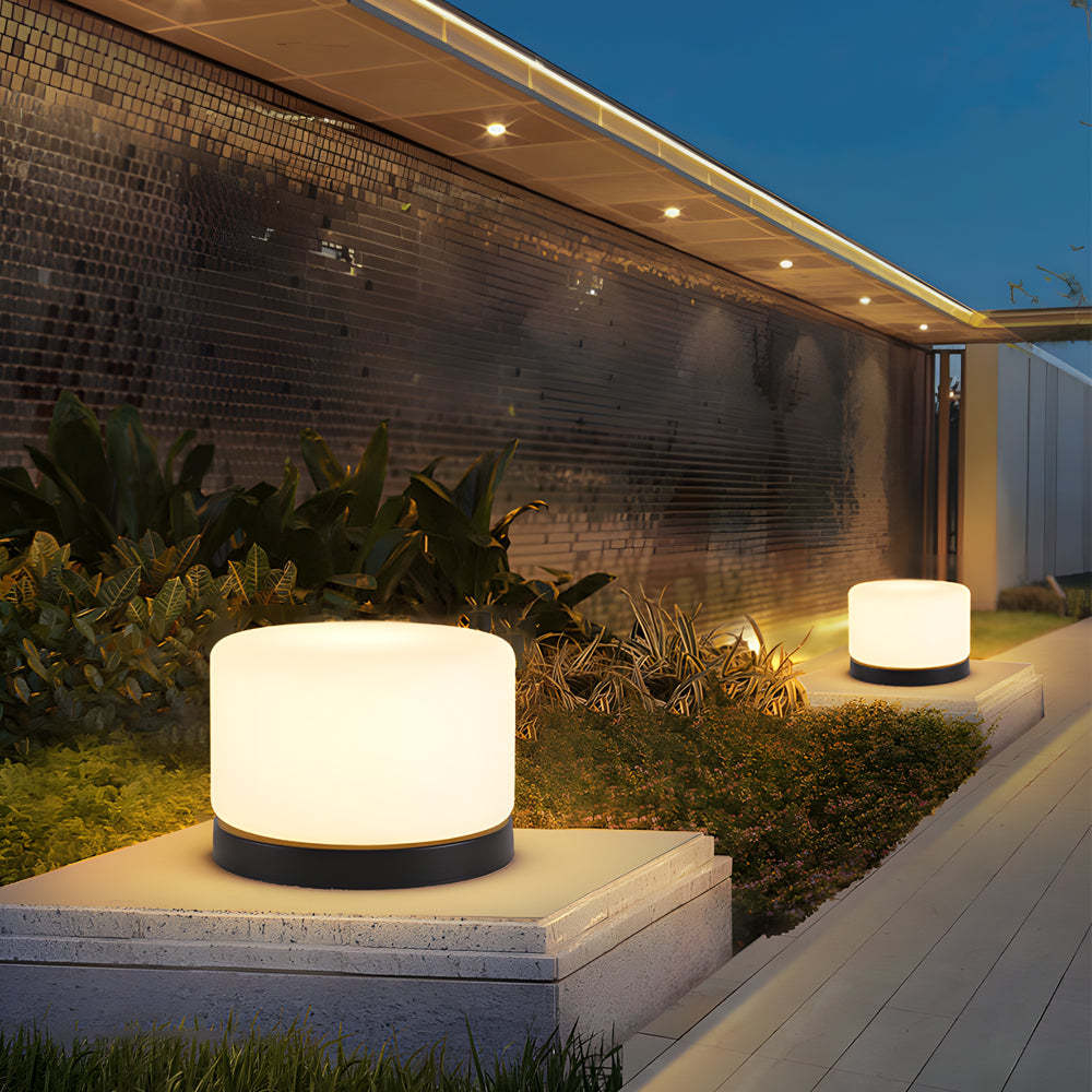 Modern 360�� Illumination Cylindrical LED Dimmable Post Lamp for Pillar Tops-Lighom