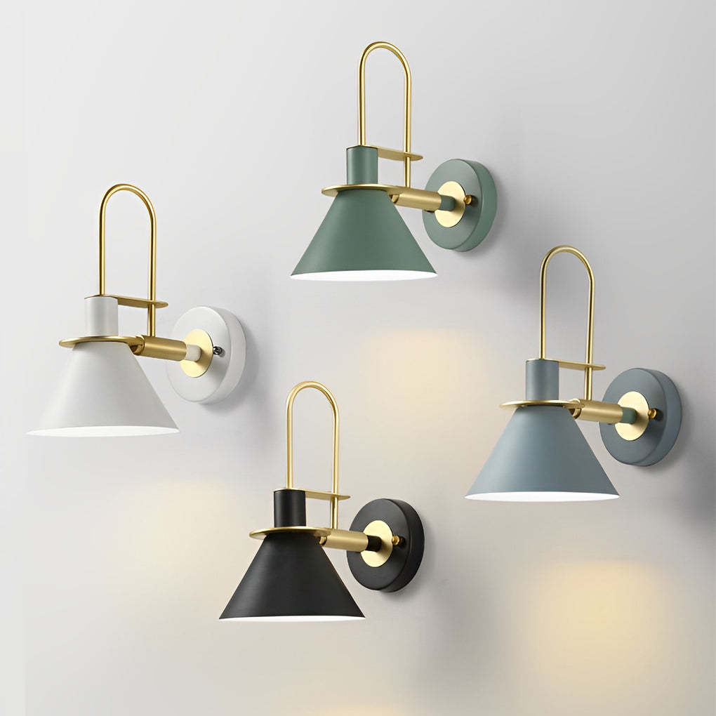 Minimalist Horn Iron Modern Wall Sconce