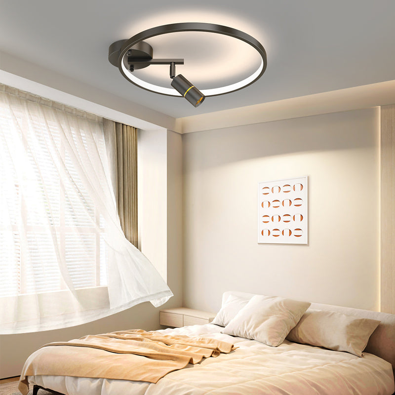 Circular 3-Step Dimming Modern Ceiling Lamp