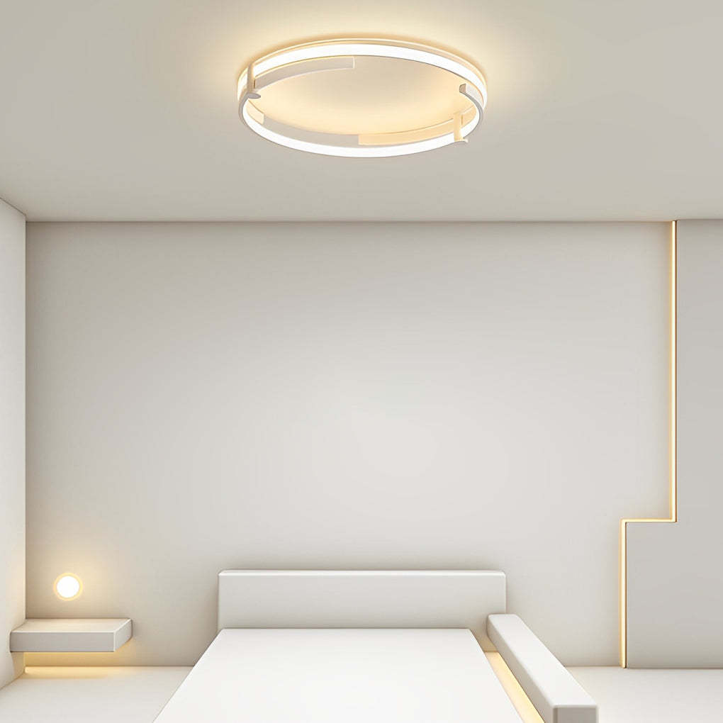 Round LED Dimmable Modern Ceiling Light with Remote