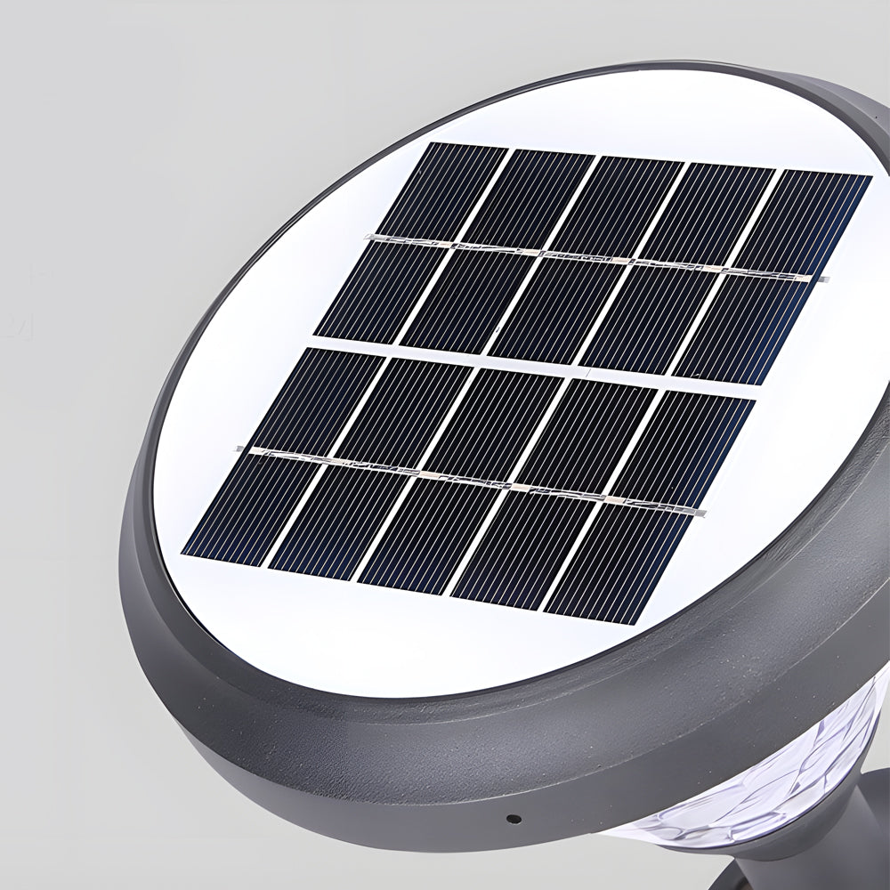 Black 27.6-Inch H Solar LED Path Lights with Stake-Lighom