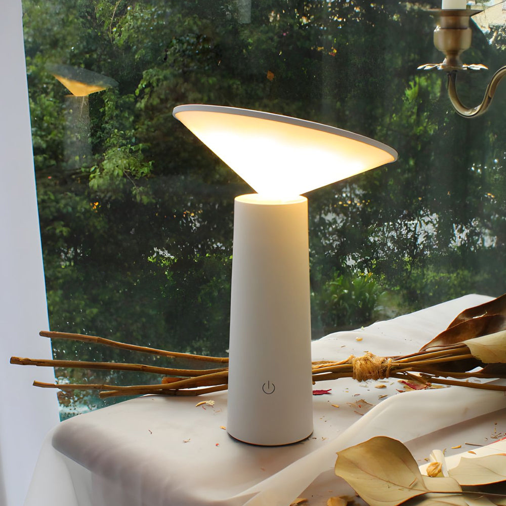 Rotatable LED Torch Downlight Table Lamp with USB Charging-Lighom