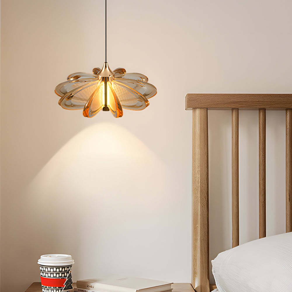 Acrylic Flower Modern Pendant Light