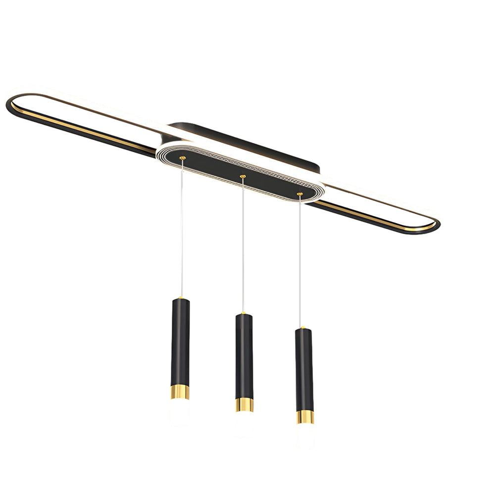 Long Circular LED Modern Ceiling Hanging Light