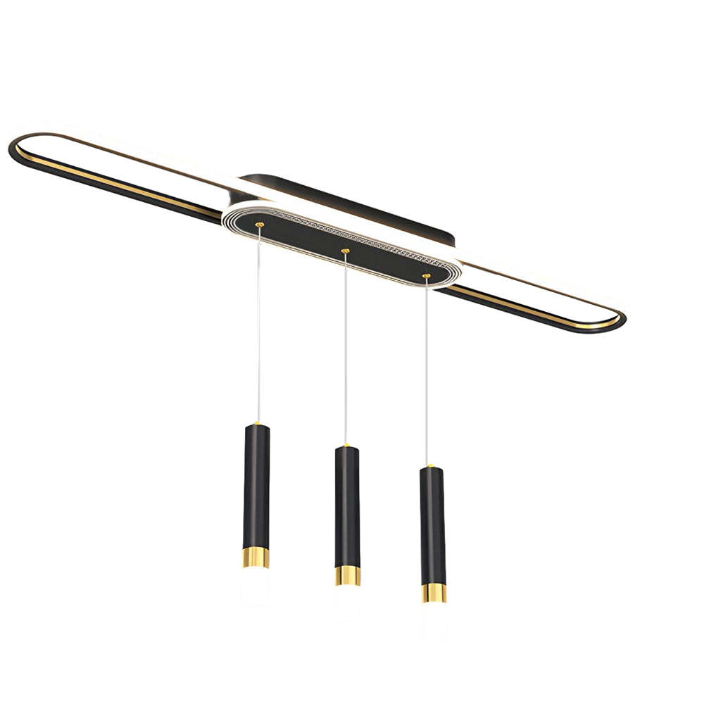 Long Circular LED Modern Ceiling Hanging Light