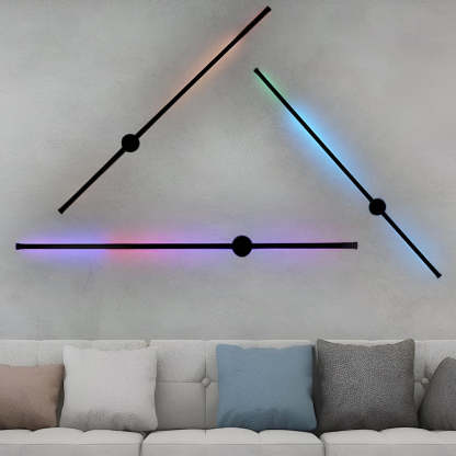 Remote Control RGB Long Strip LED Wall Lamp Sconces Wall Lights-Lighom
