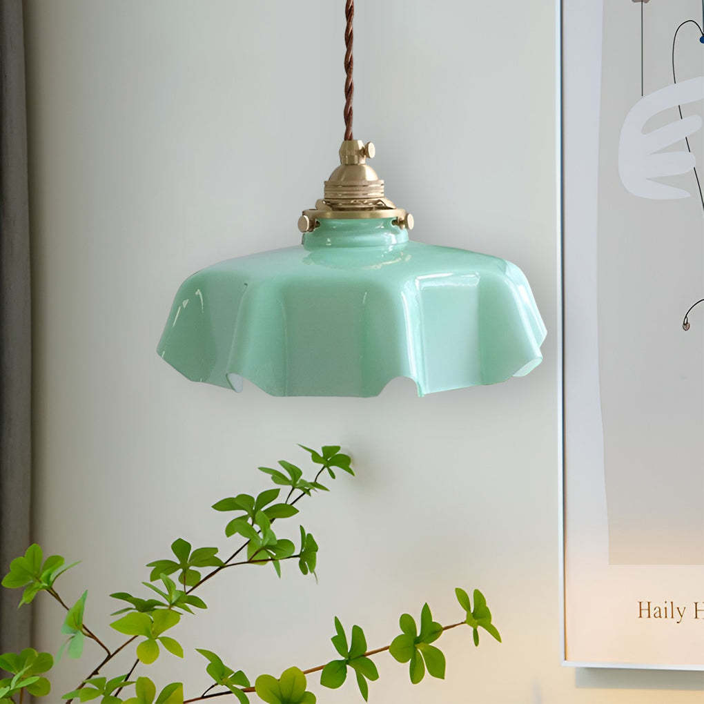 Round Glass LED Nordic Island Pendant