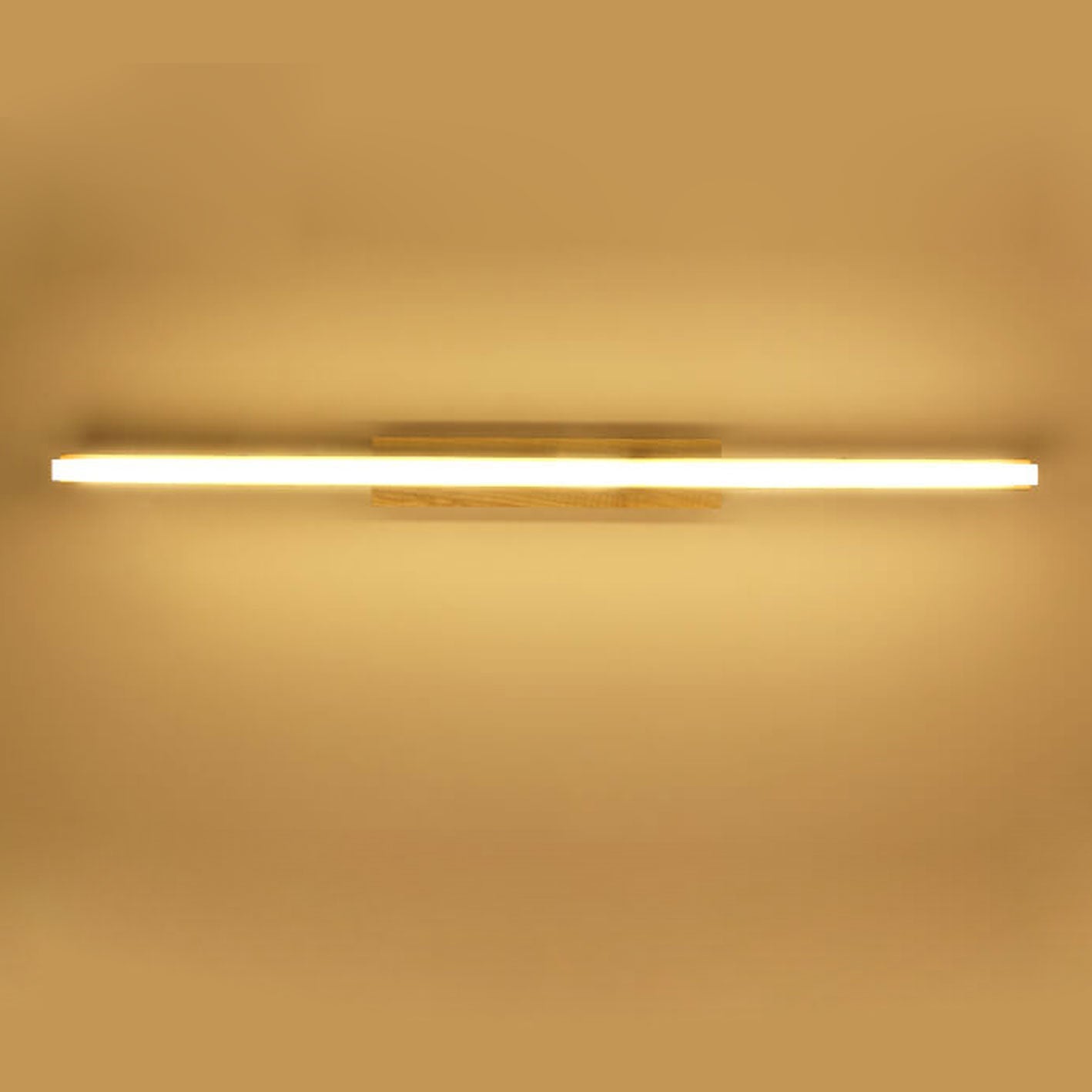 Lighom strip log acrylic wall sconces for bedroom — 15.75" L x 5.12" W x 2.36" H / Warm White (3000K) / 220V-240V (UK/AU)