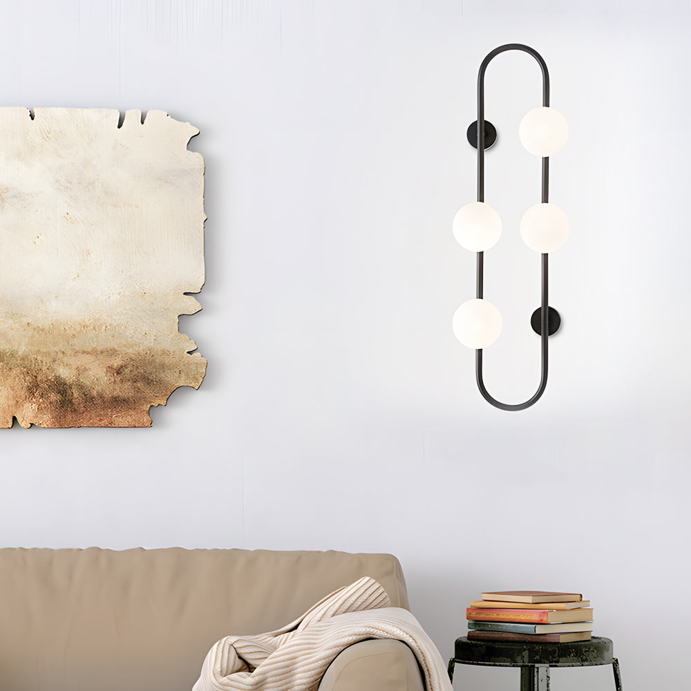 Creative 4 Glass Ball Bubbles LED Post-Modern Decorative Wall Sconces Lighting-Lighom