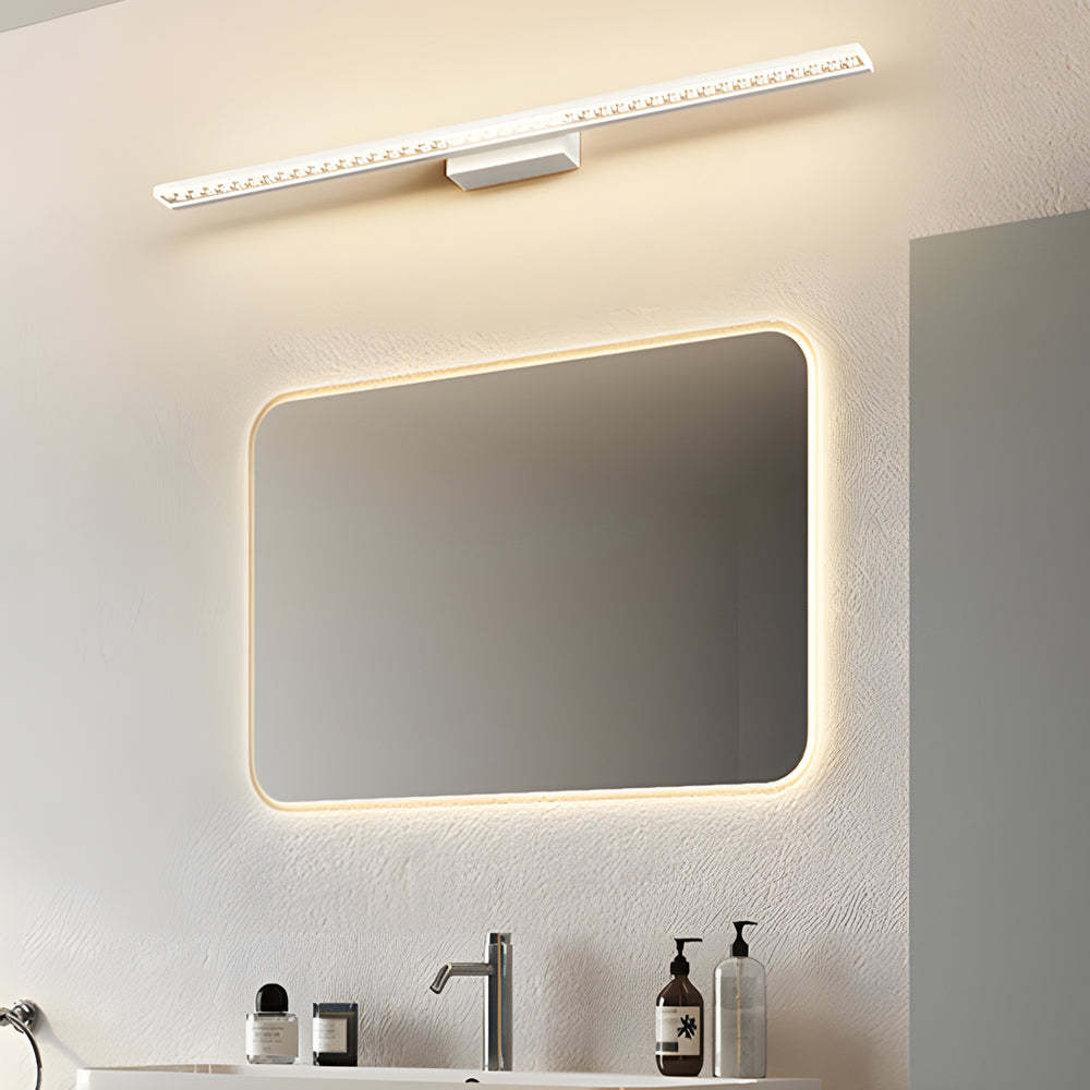 LED Bathroom Vanity Lights with Geometric Acrylic Shade and 3-Step Dimming-Lighom
