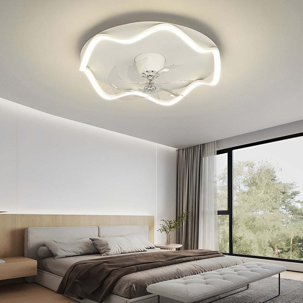 Ring Mute 360° Stepless Dimming LED Bladeless Fan