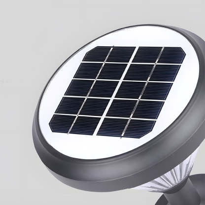 27.6-Inch H Black LED Solar Pathway Landscape Lights-Lighom