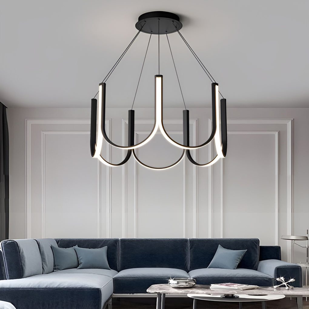 Minimalist Dimmable LED Nordic Pendant Chandelier