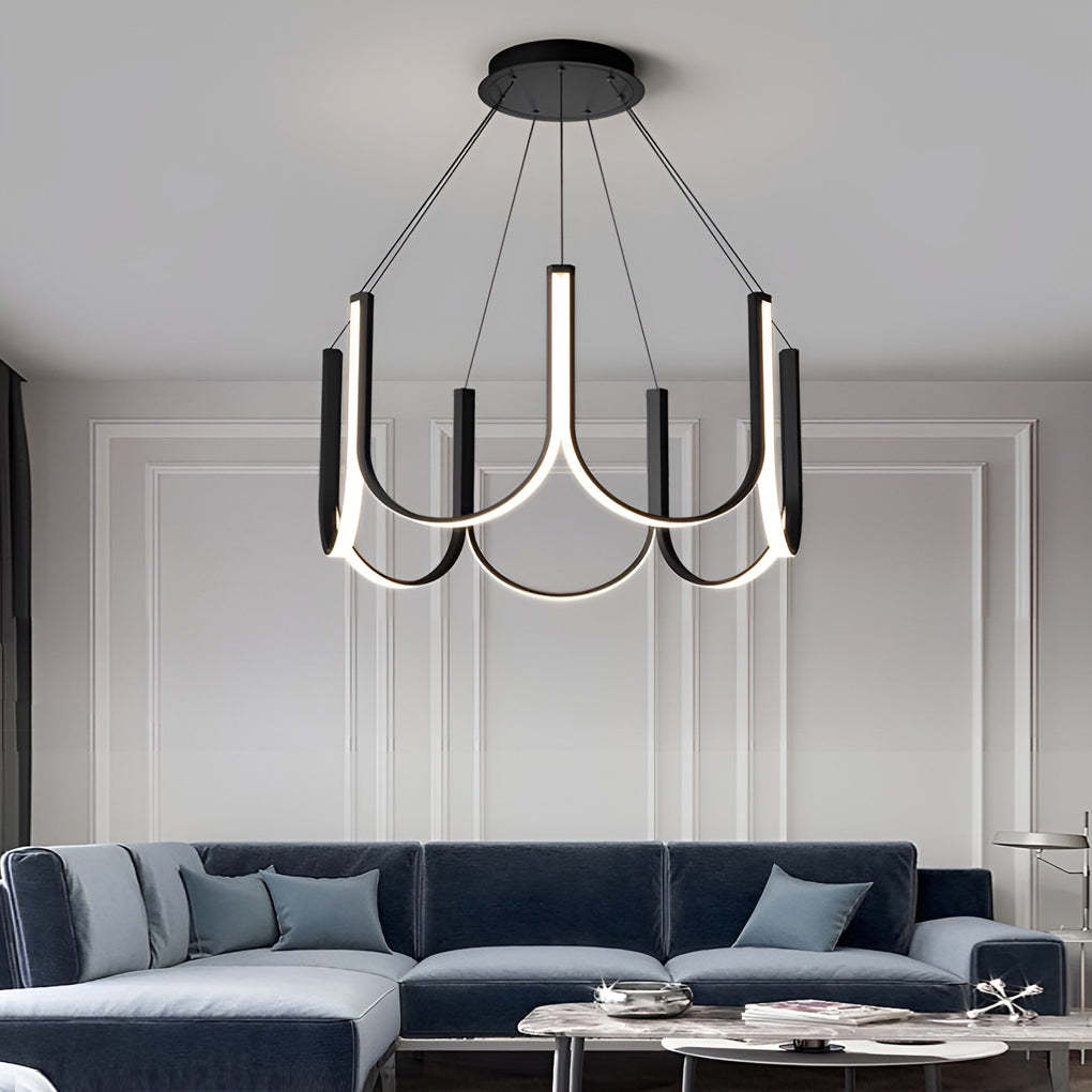 Minimalist Dimmable LED Nordic Pendant Chandelier