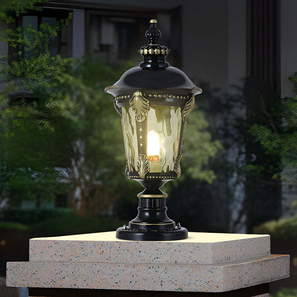Dual Purpose Aluminum Retro Solar Fence Post Light